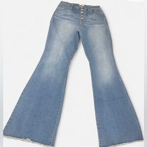 YMI Light Blue Wide Leg Jeans